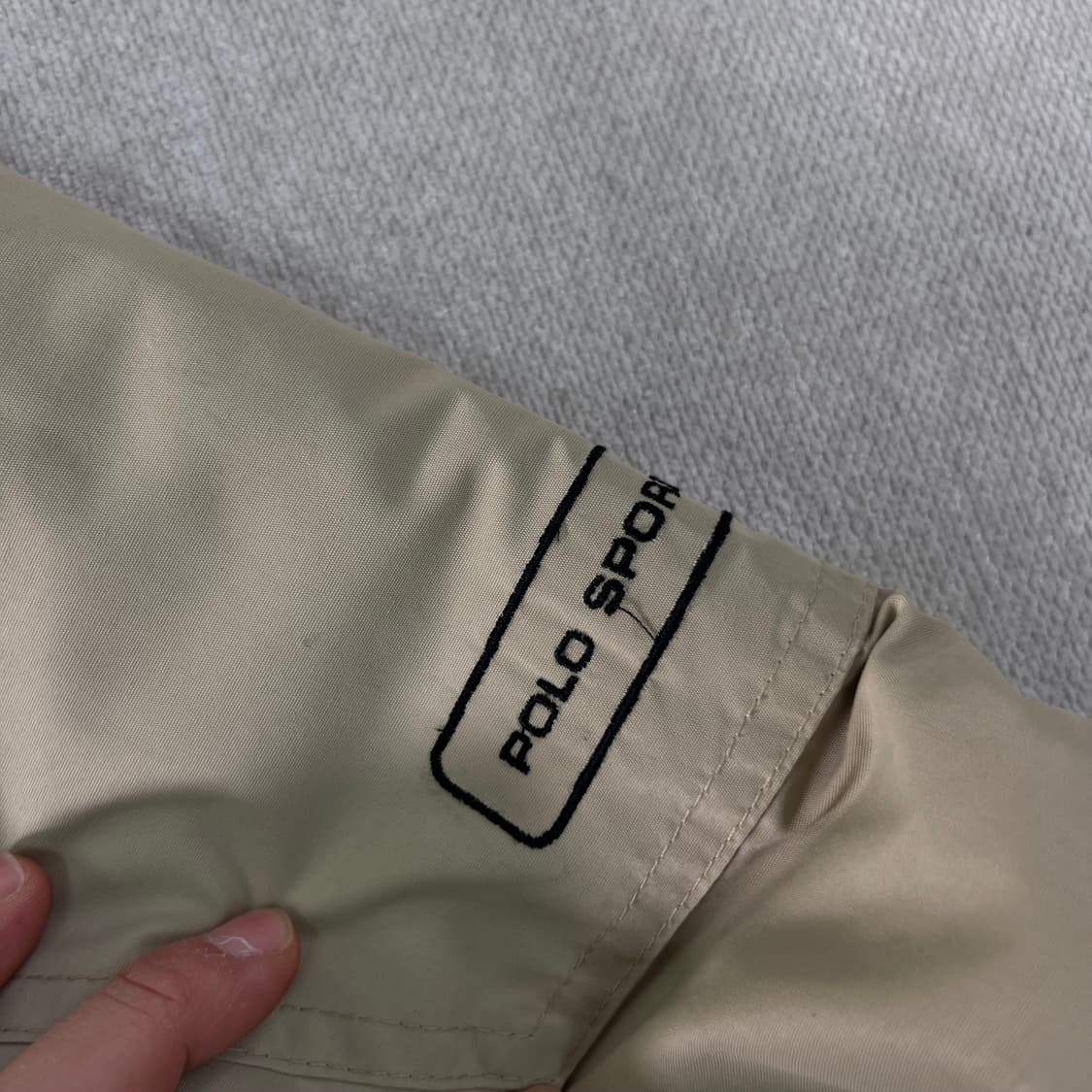 110 폴로랄프로렌 스포츠 누빔 베이지 점퍼 상품이미지3