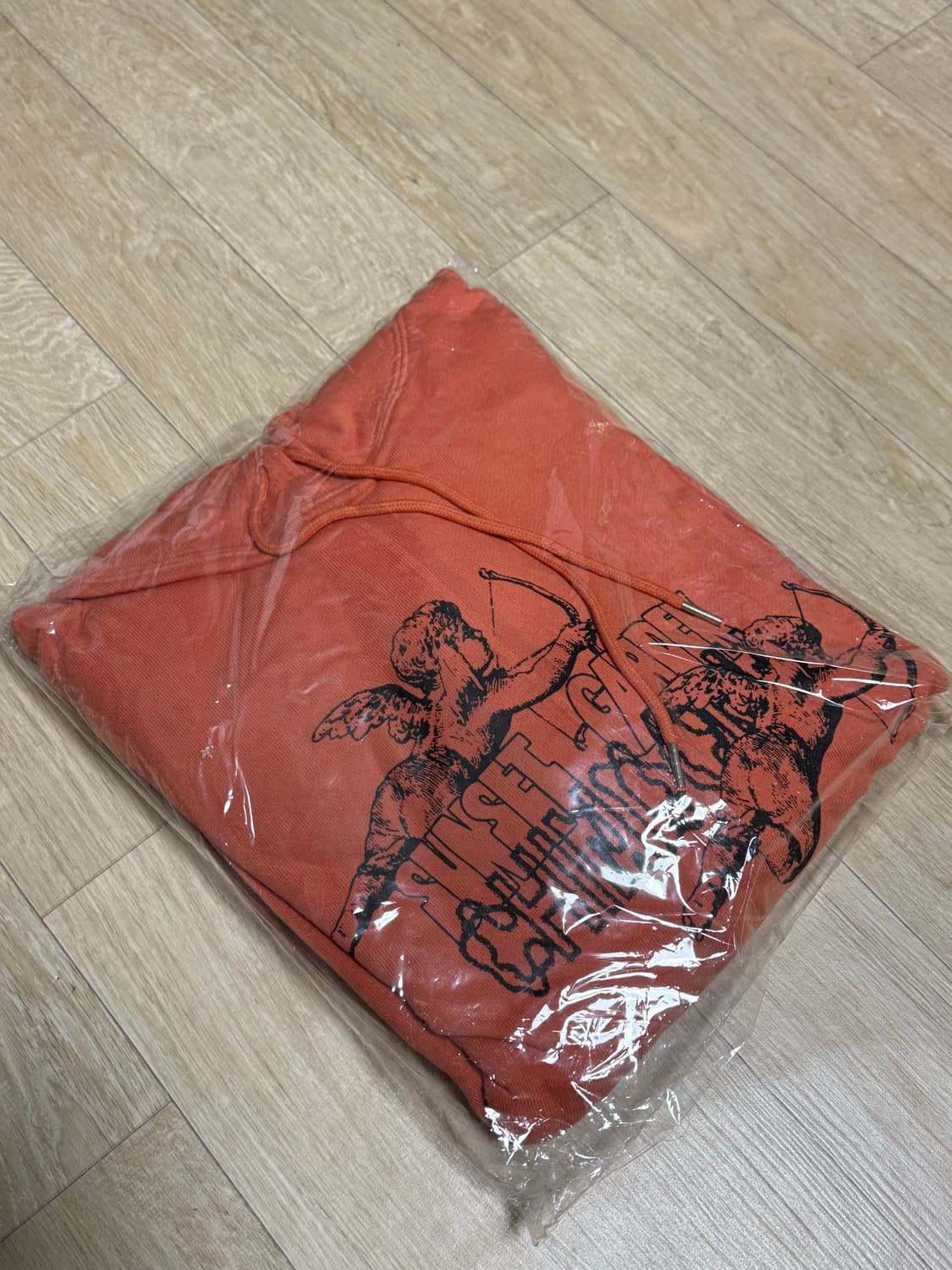 [1]친다운 오렌지 후드티 TWO ANGELS HOODIE 상품이미지2