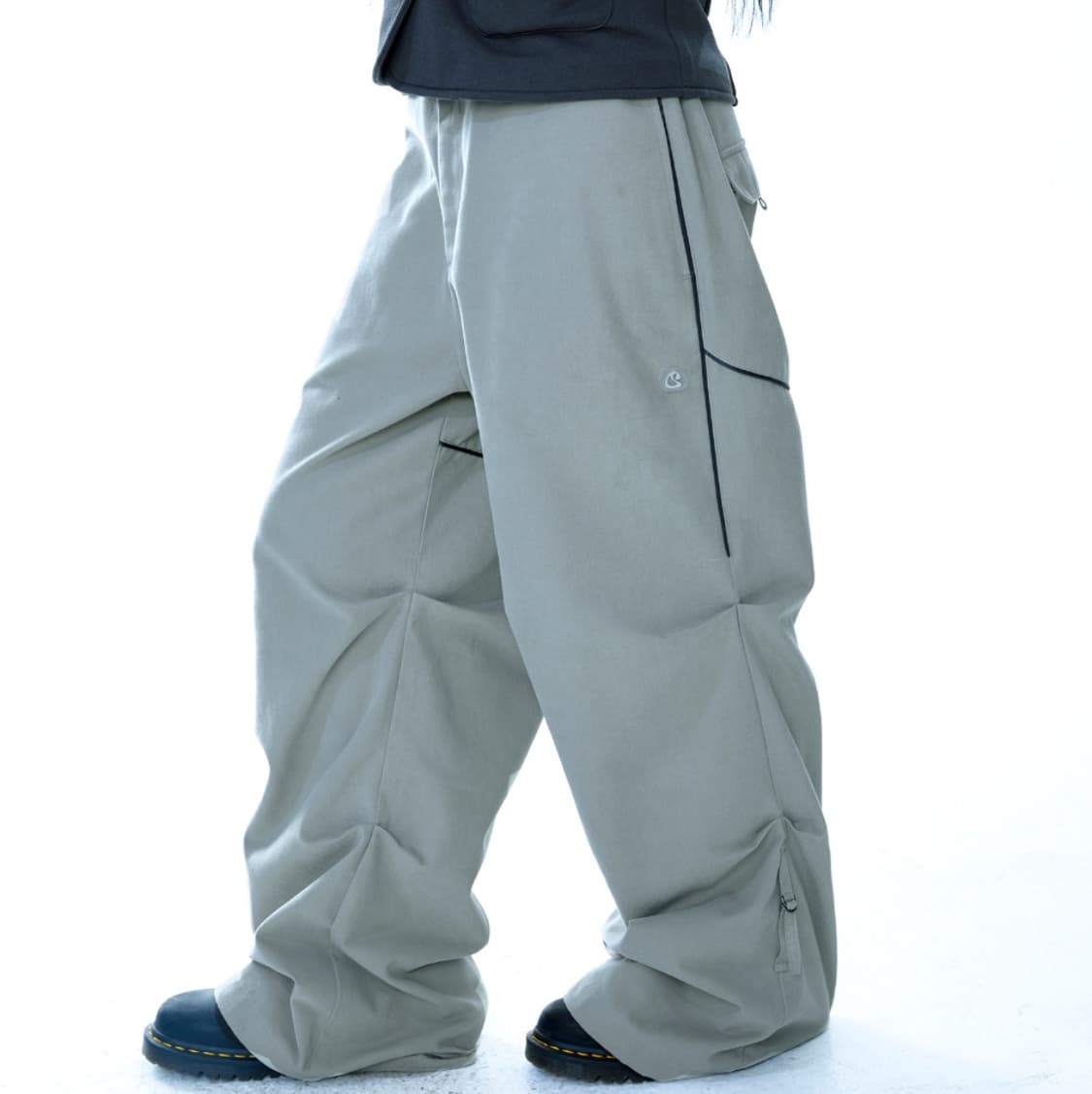 [2] 코이세이오 소프트 스트랩 라인 팬츠 베이지 상품이미지8