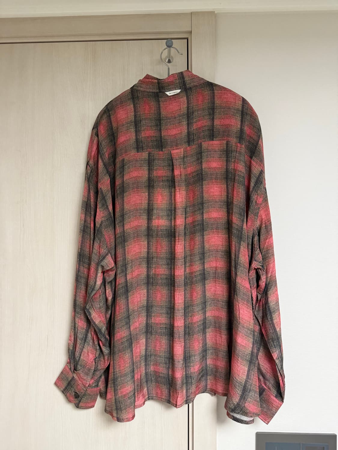 아워레가시 빅럼버체크 셔츠 46사이즈 상품이미지2