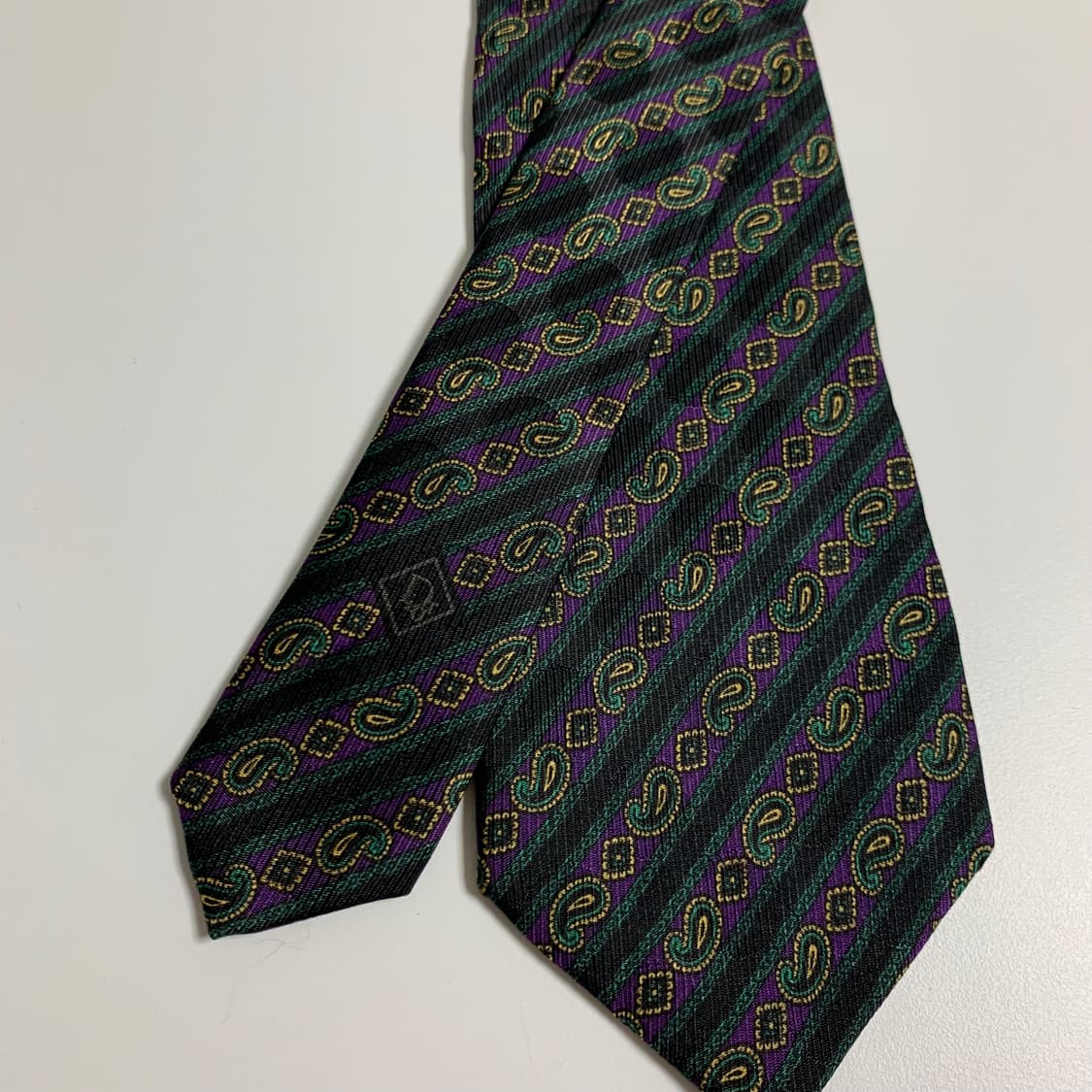 디올(Dior) 페이즐리 명품넥타이 100실크 A+등급 상품이미지4