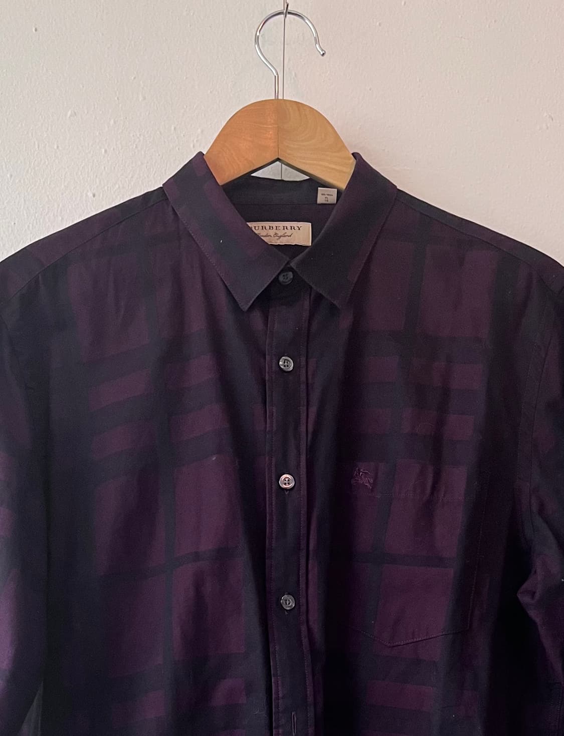 버버리 남성 노바체크코튼셔츠 XL사이즈 상품이미지1