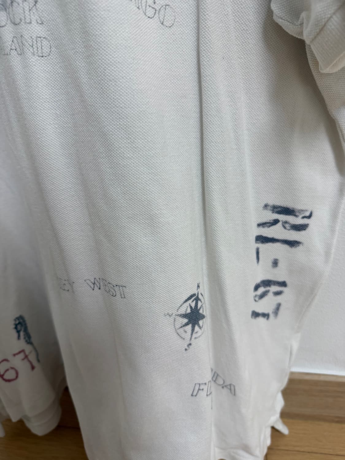 폴로 랄프로렌 타투 프린팅 카라티 상품이미지3