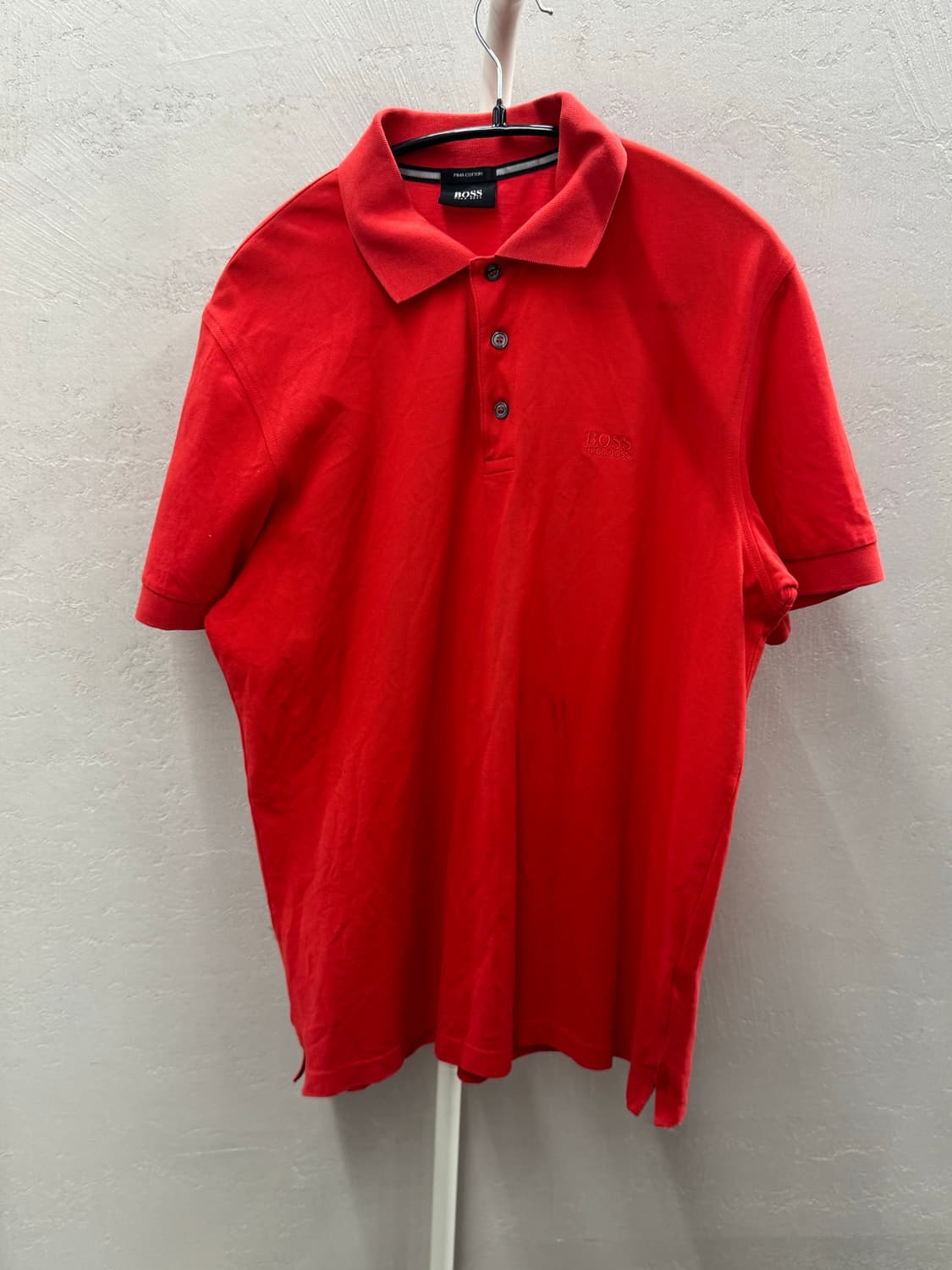 BOSS 보스 레드 반팔 폴로티 L 상품이미지2