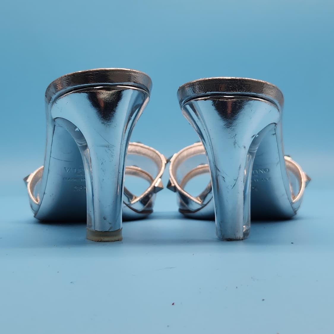 o 발렌티노 락스터드 여성샌들38.5 245 굽8.5 상품이미지4