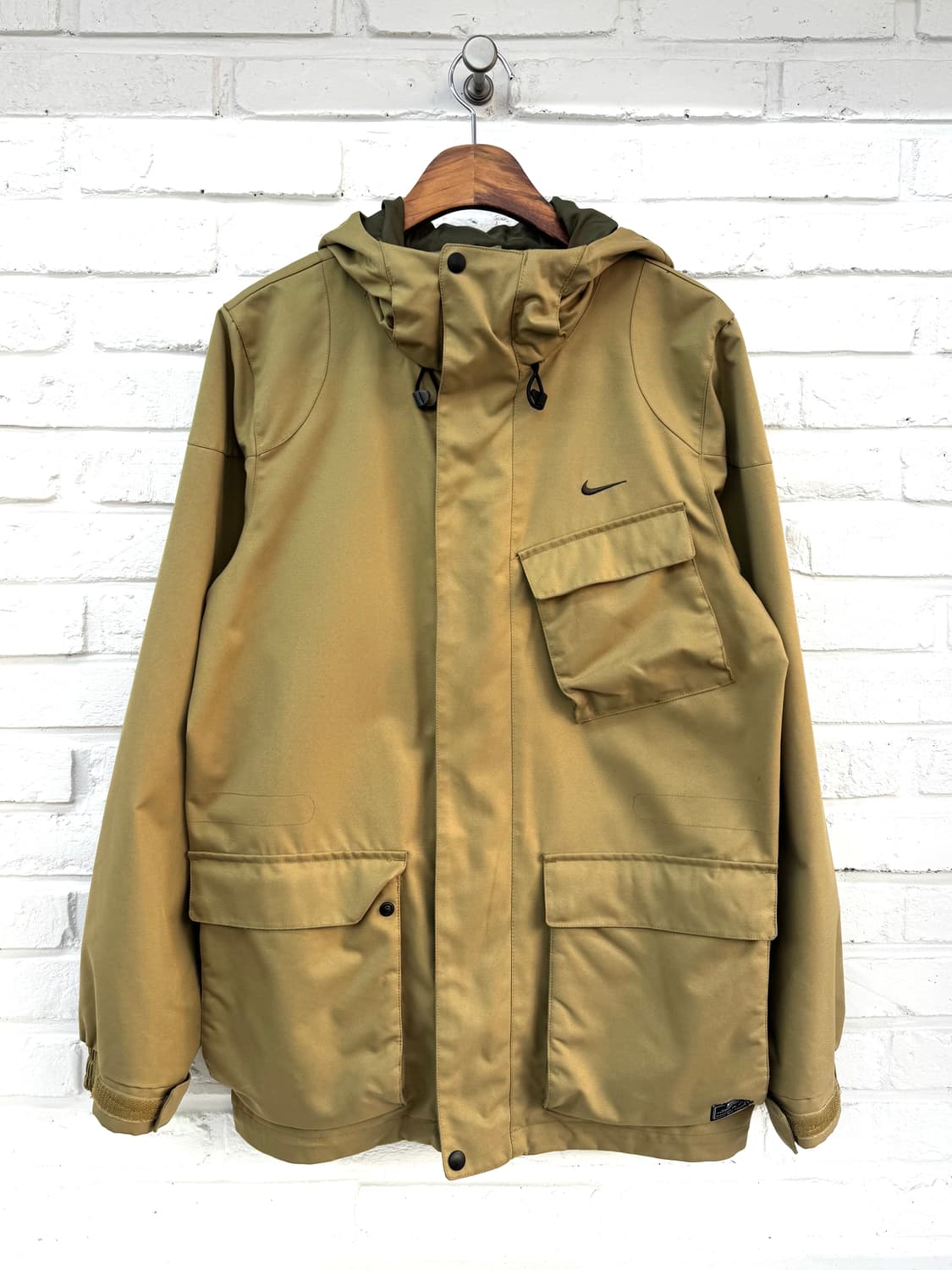 나이키 베이지 드라이핏 투웨이 후드 자켓 상품이미지3