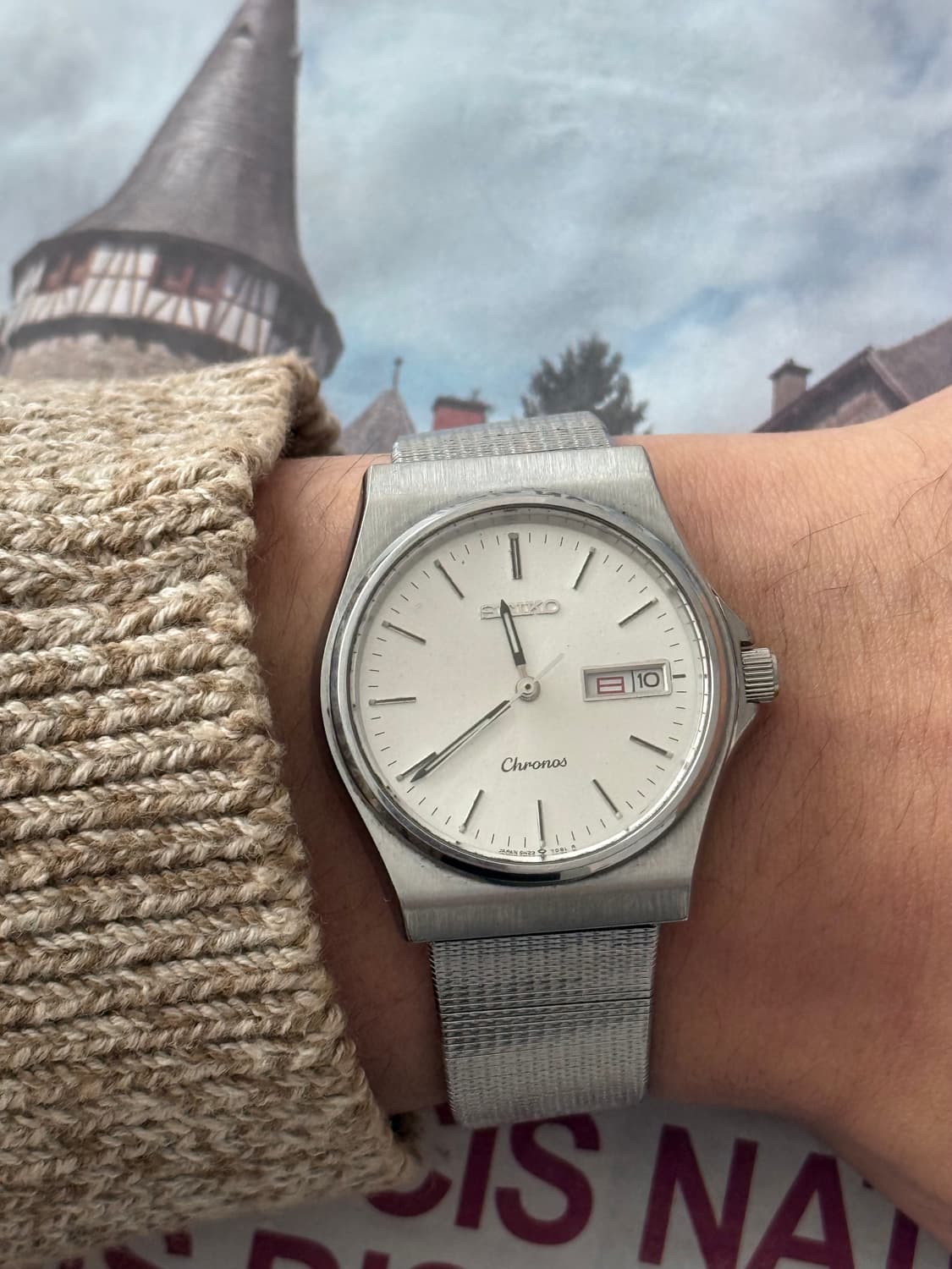 Seiko 세이코 Chronos Quartz Day-Date 상품이미지6