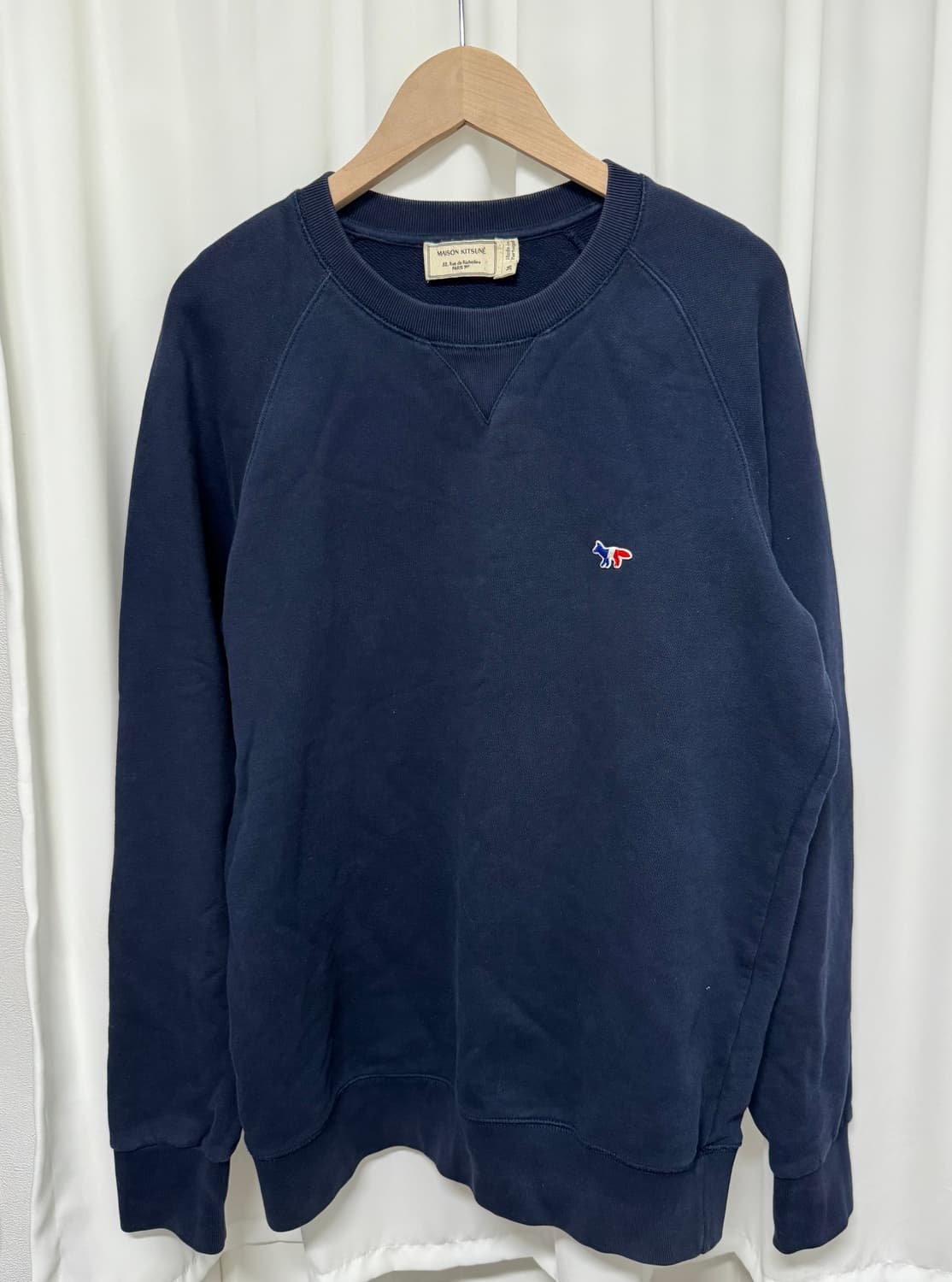 메종키츠네 트리컬러폭스 맨투맨 상품이미지3