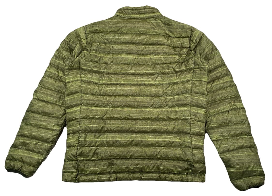 파타고니아 경량패딩 스트라이프 그린 상품이미지4