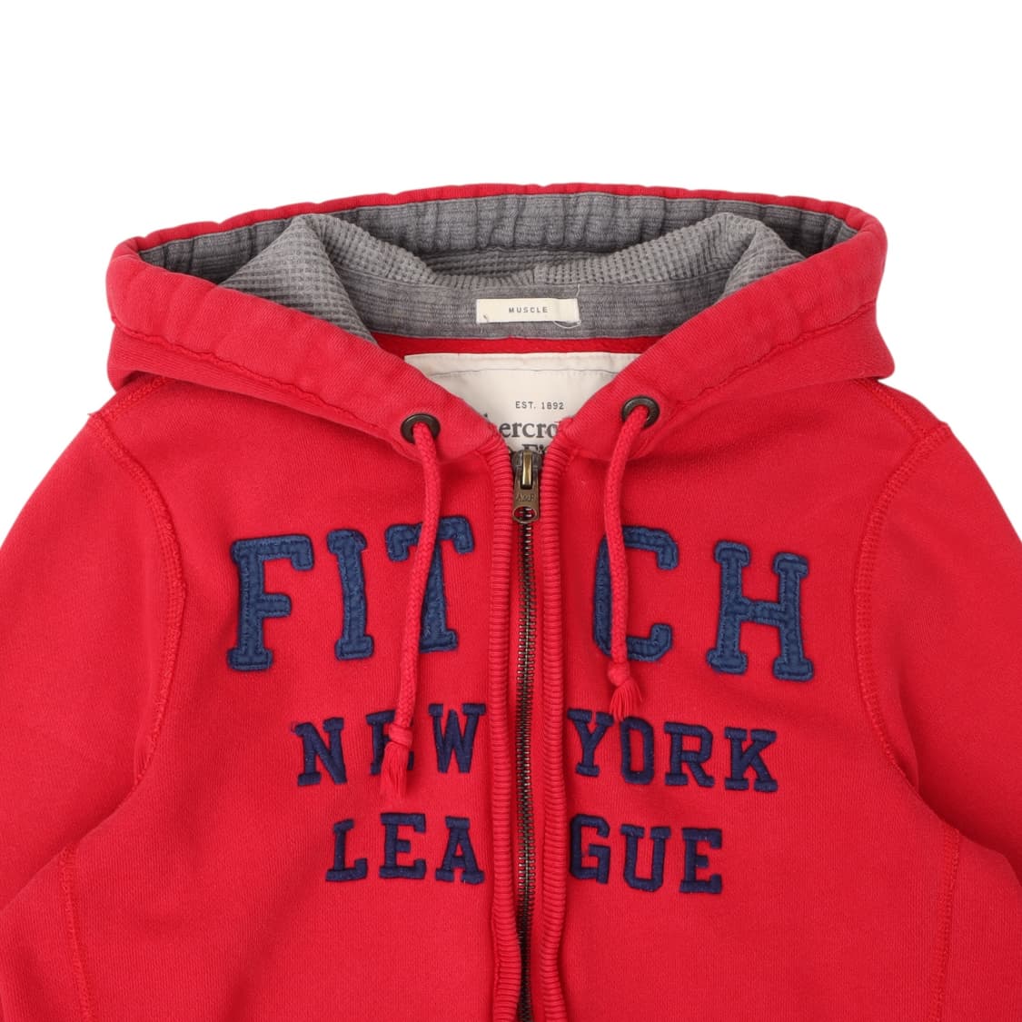 아베크롬비 레드 피치 헤비 후드집업 상품이미지2