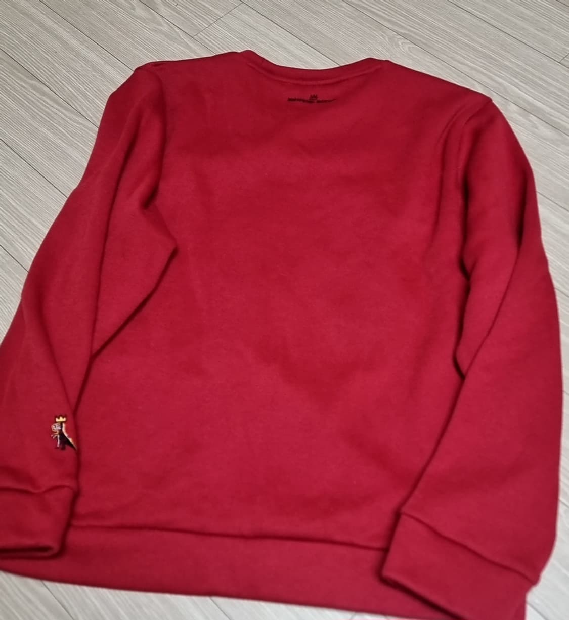 장미숼 *막스로취 콜라보 레드 드럼 프린팅 맨투맨(105) 상품이미지5