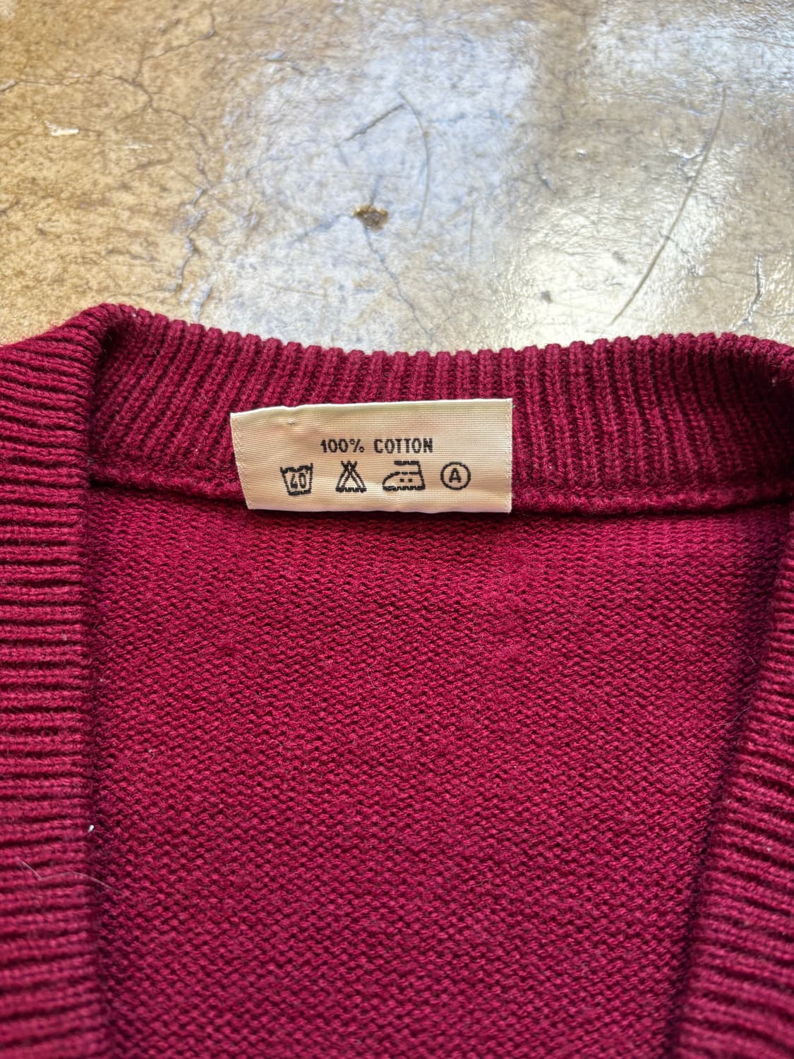 80s 프랑스 생산 라코스테 니트 상품이미지3