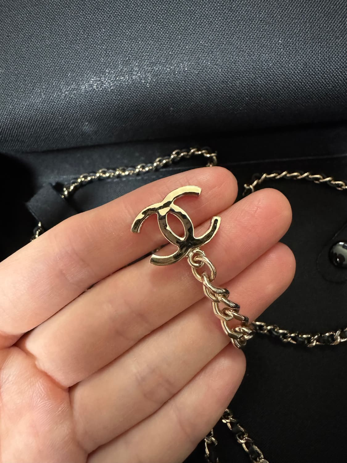 샤넬 하트 레더 네크리스 AB9463 상품이미지5