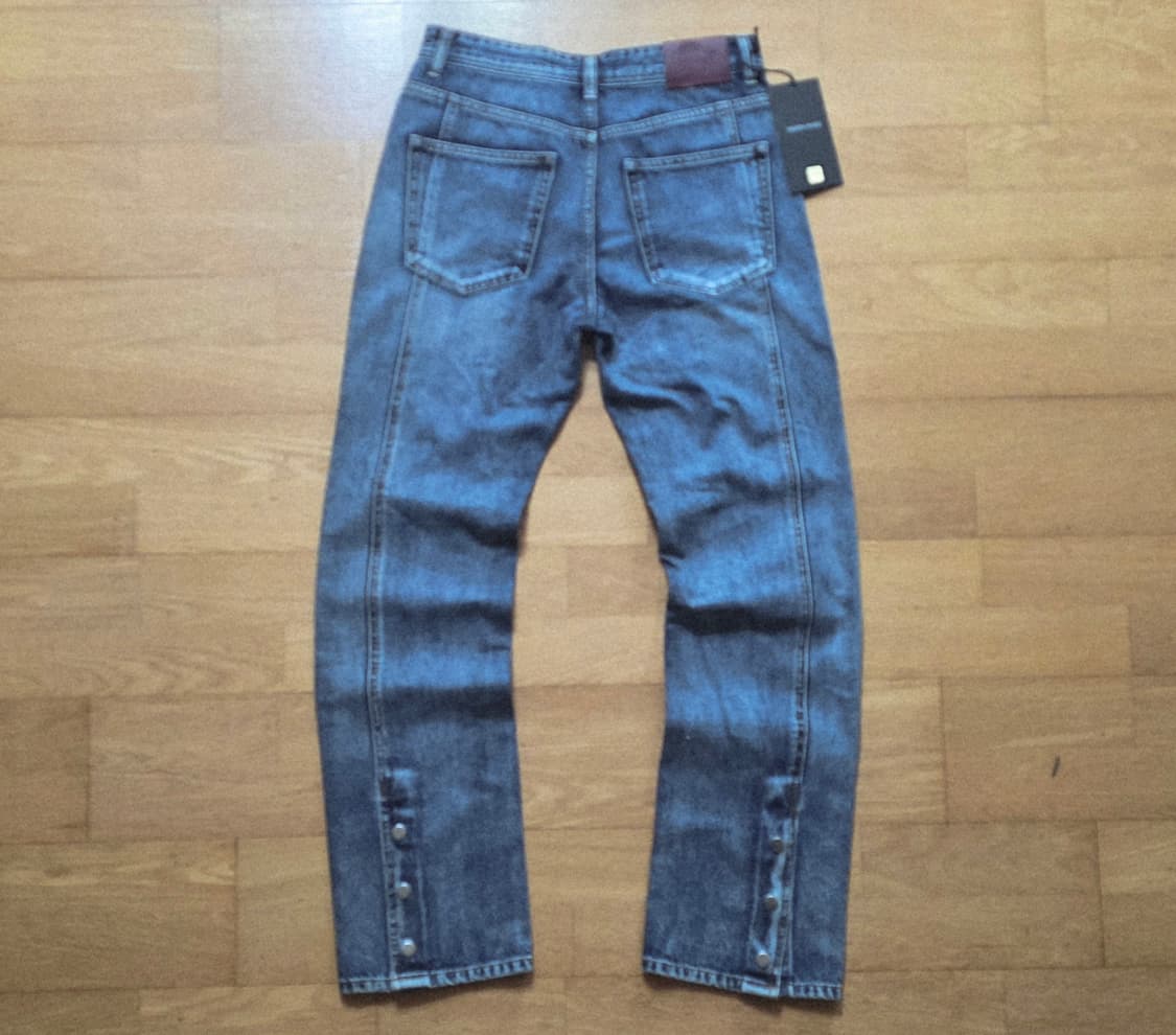 [새상품/46] 메종미네드 스냅 백 슬릿 스트레이트 진 (중청) 상품이미지5