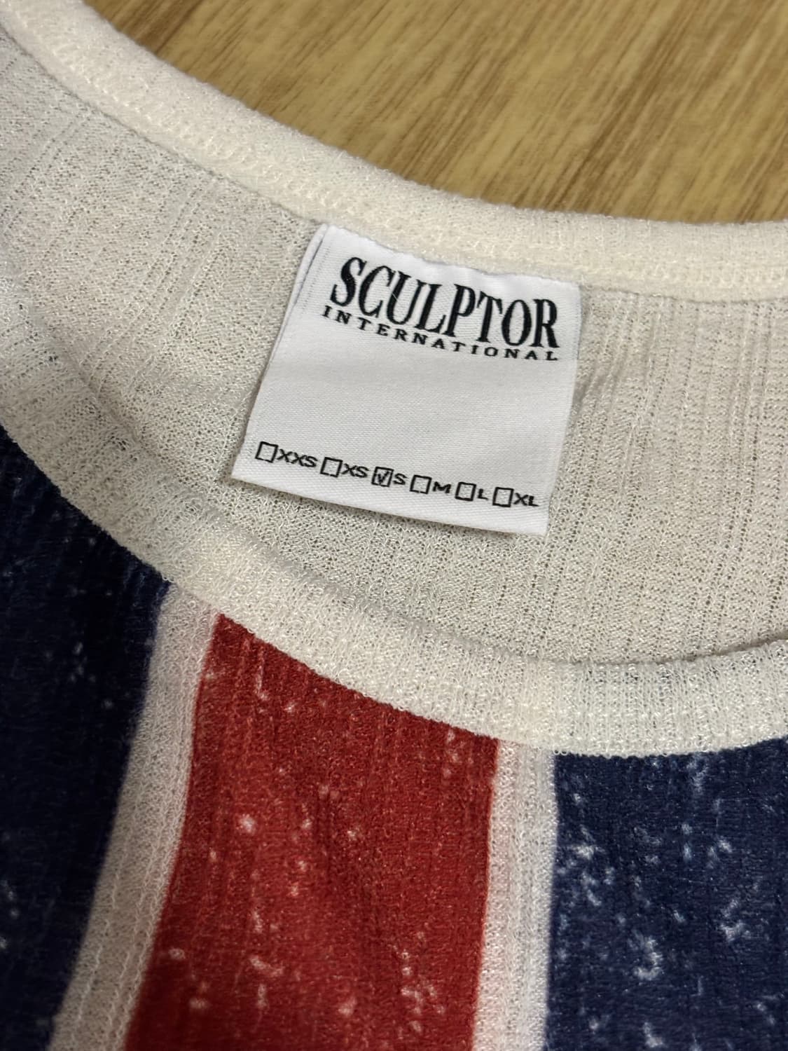 스컬프터 Union Jack Tank Ivory 상품이미지2