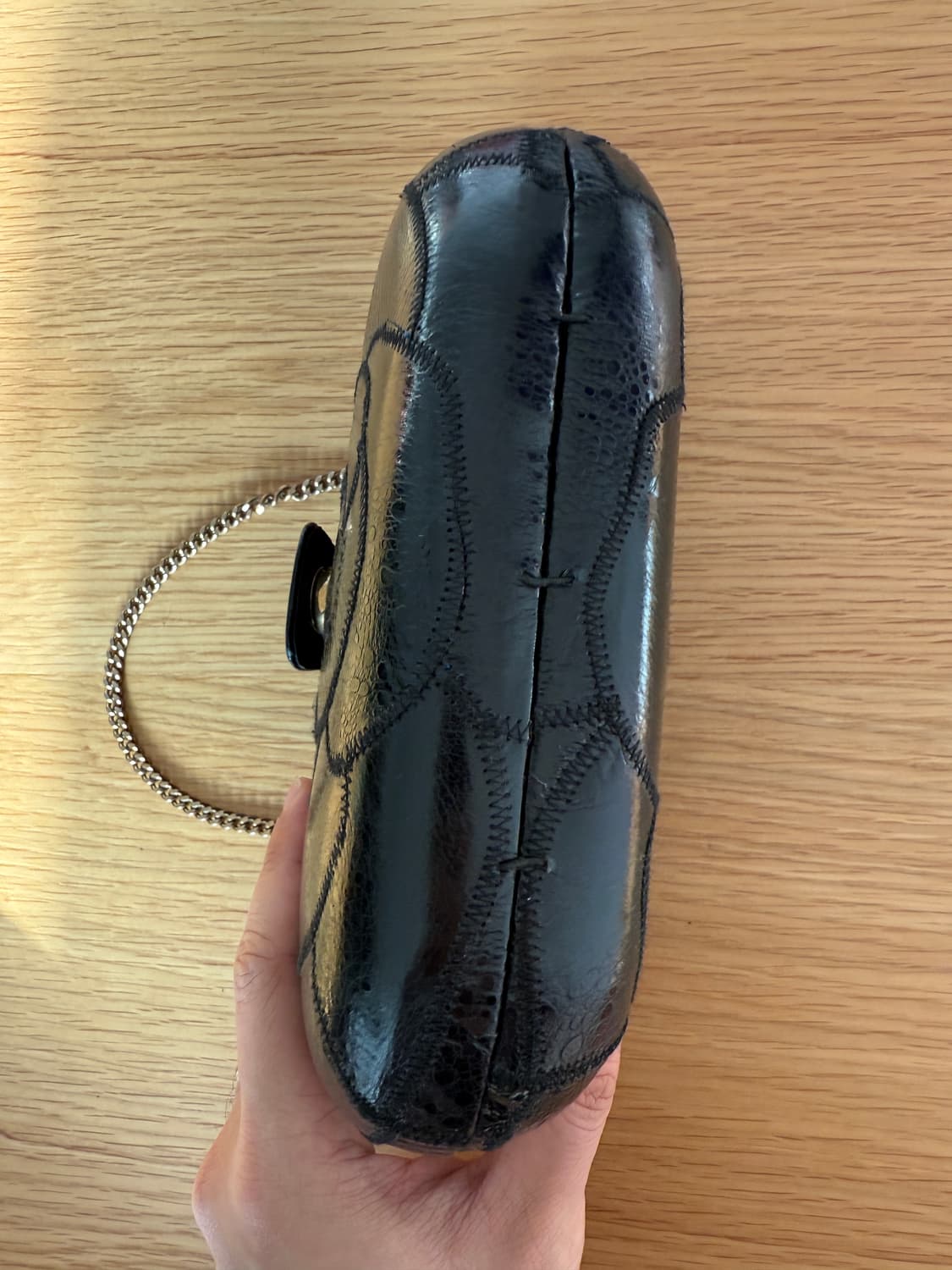 Cora Jacobs 빈티지 레더 프레임백 상품이미지3