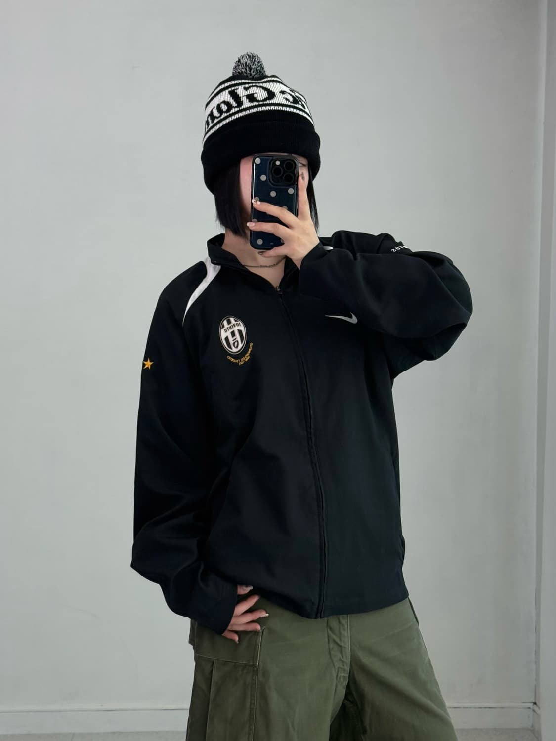 나이키 유벤투스 블랙 바람막이 상품이미지3