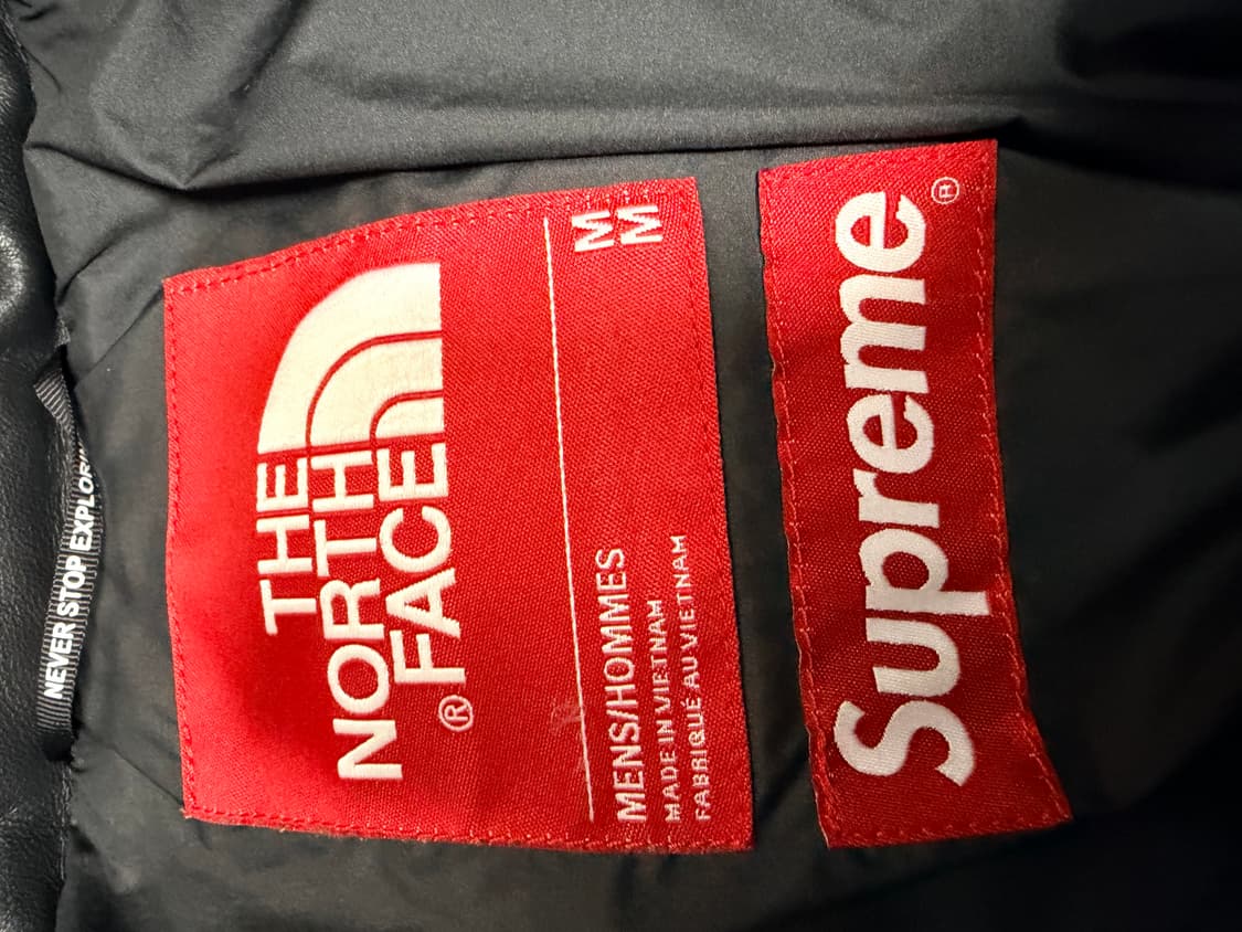 슈프림 노스페이스 슈노 레더 눕시(M) 상품이미지4