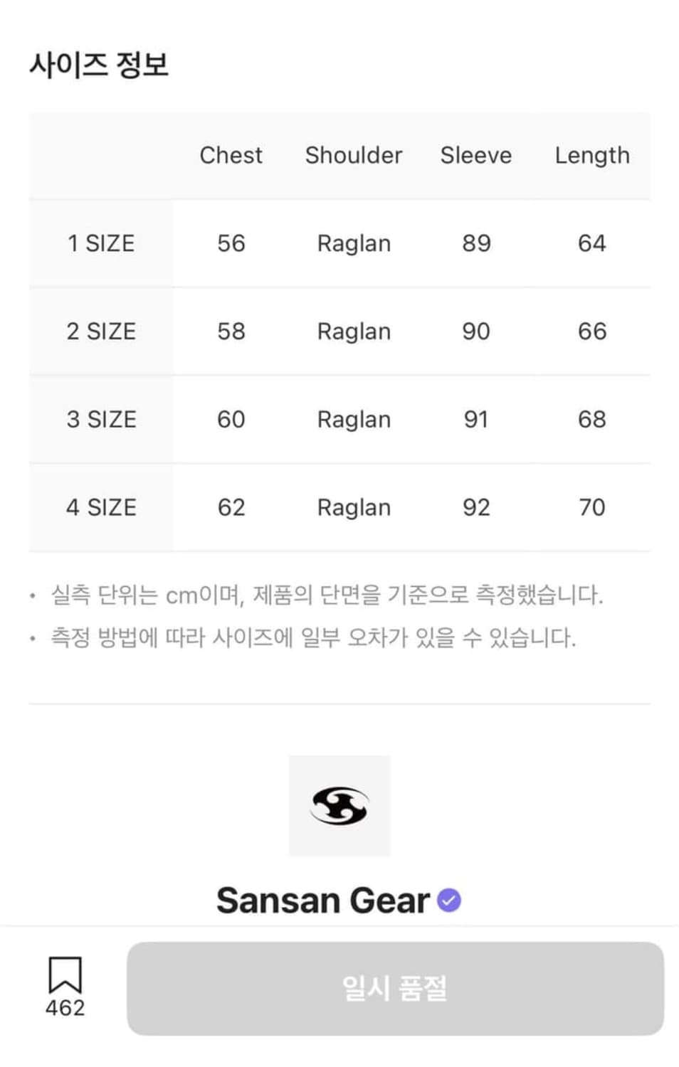 산산기어 24SS 나일론 자켓 바람막이 상품이미지2