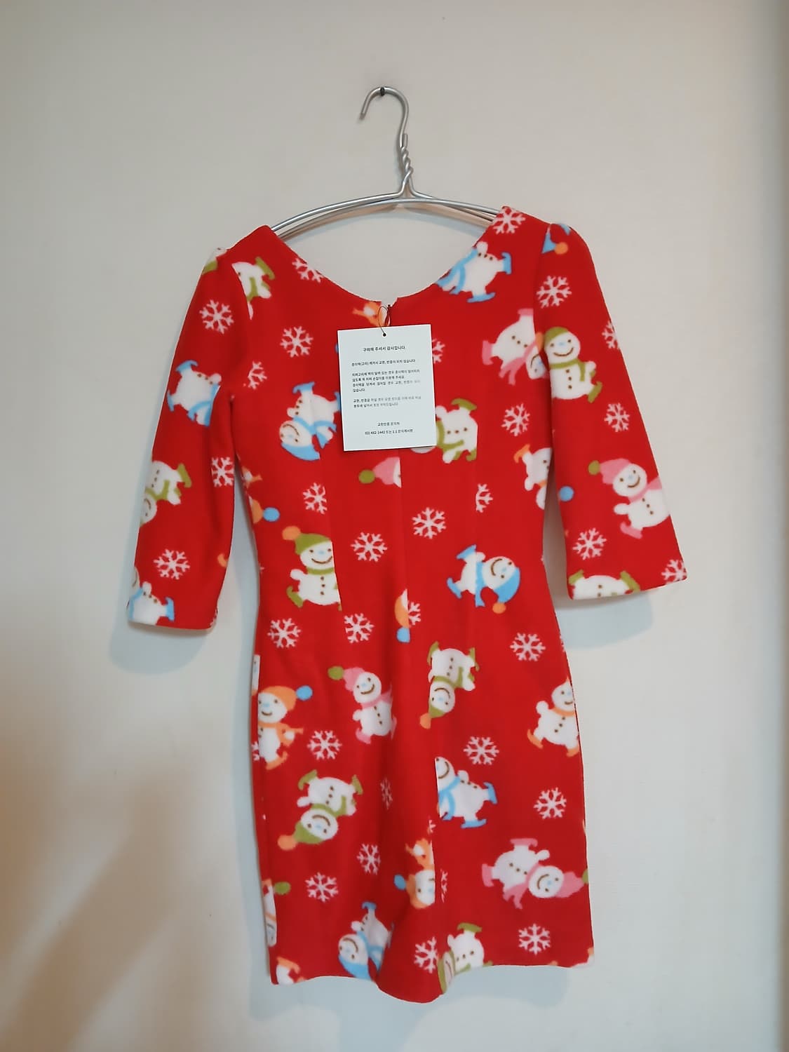 새상품 나롱쥐 원피스 섹시 캡 홀복 크리스마스 드레스 파티 클럽룩 연말룩 상품이미지3