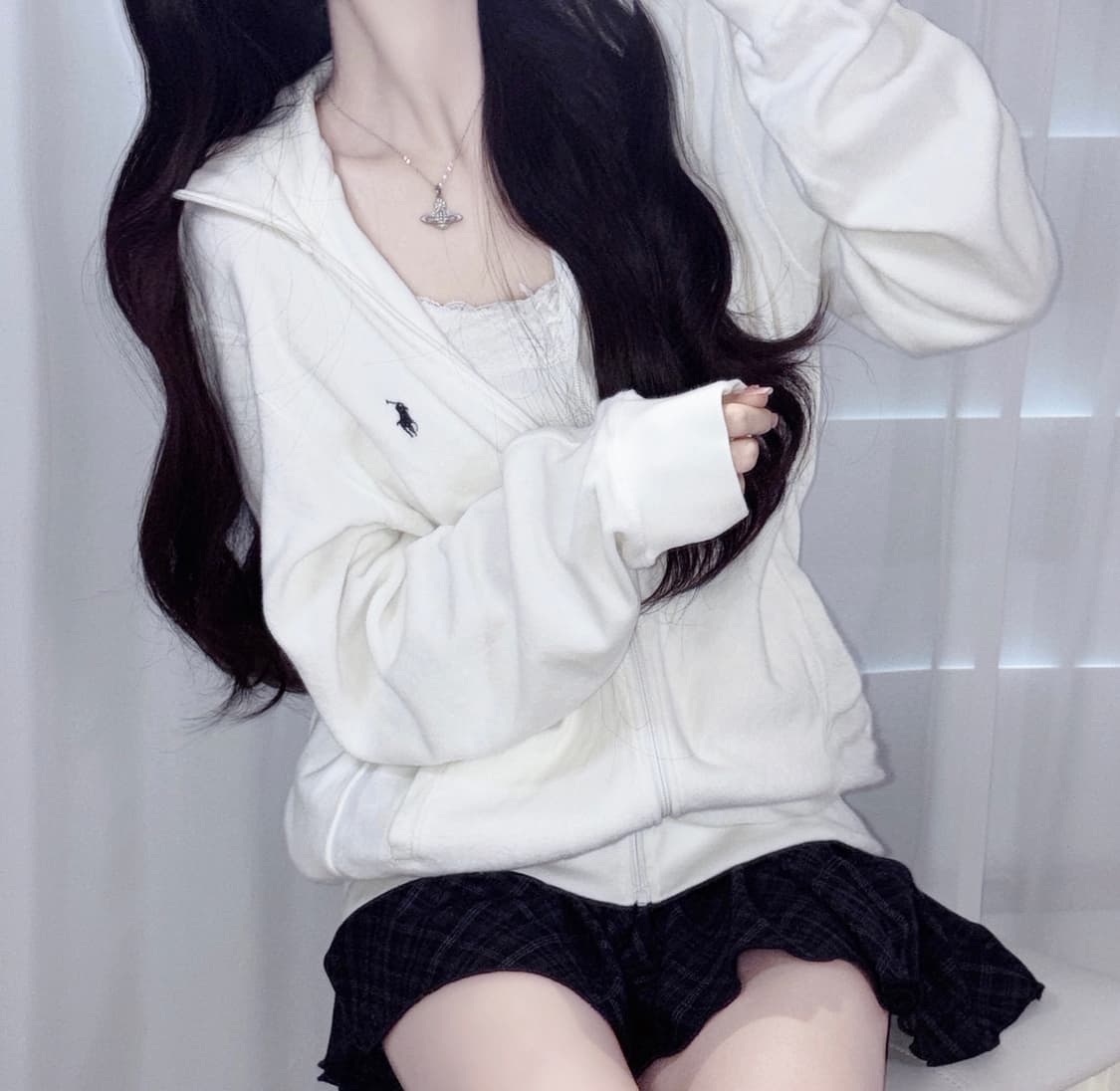 🐰폴로 미니포니 테리재질 여리 집업🤍 상품이미지2