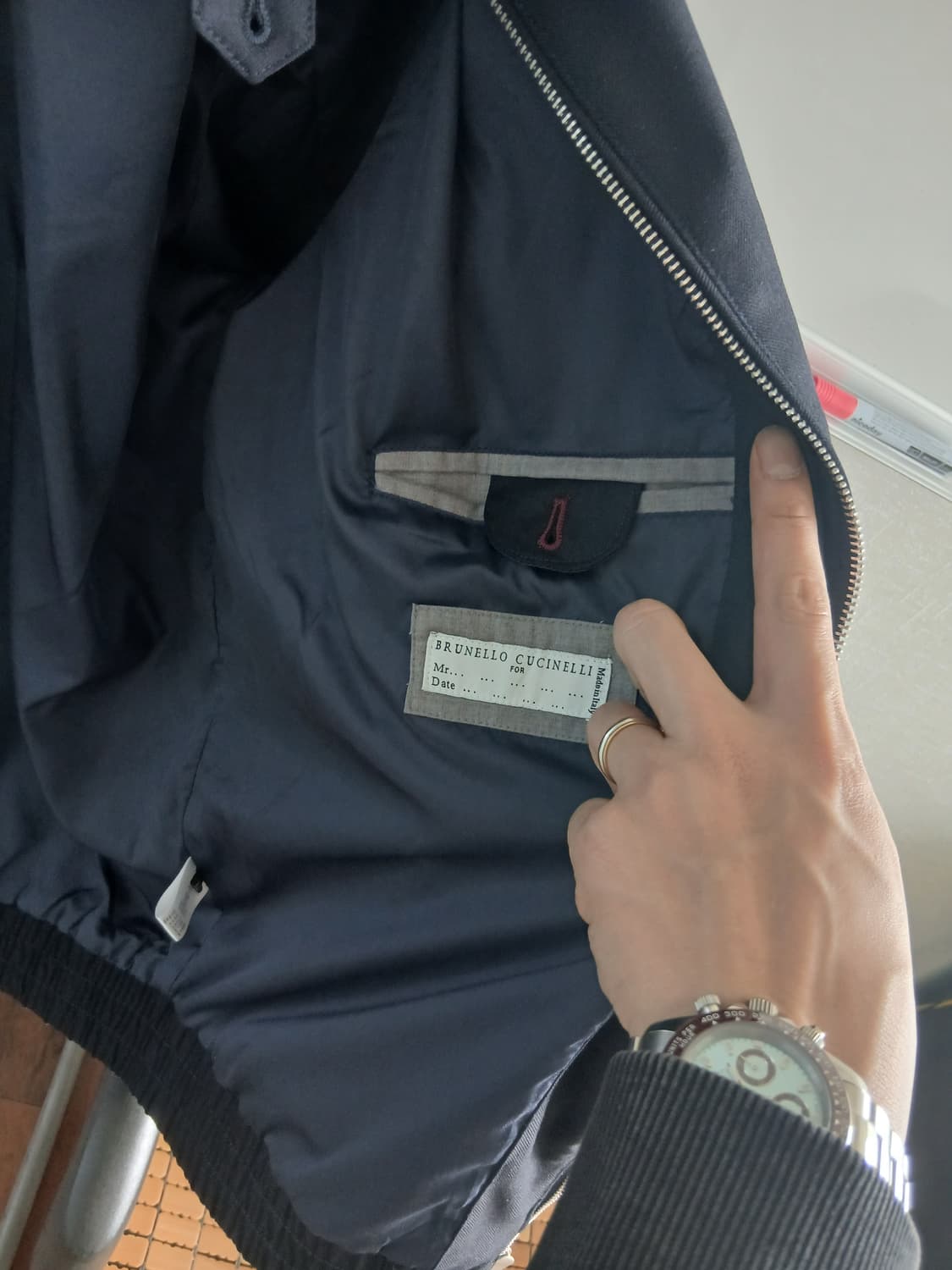 브루넬로 블루종 네이비 상품이미지3