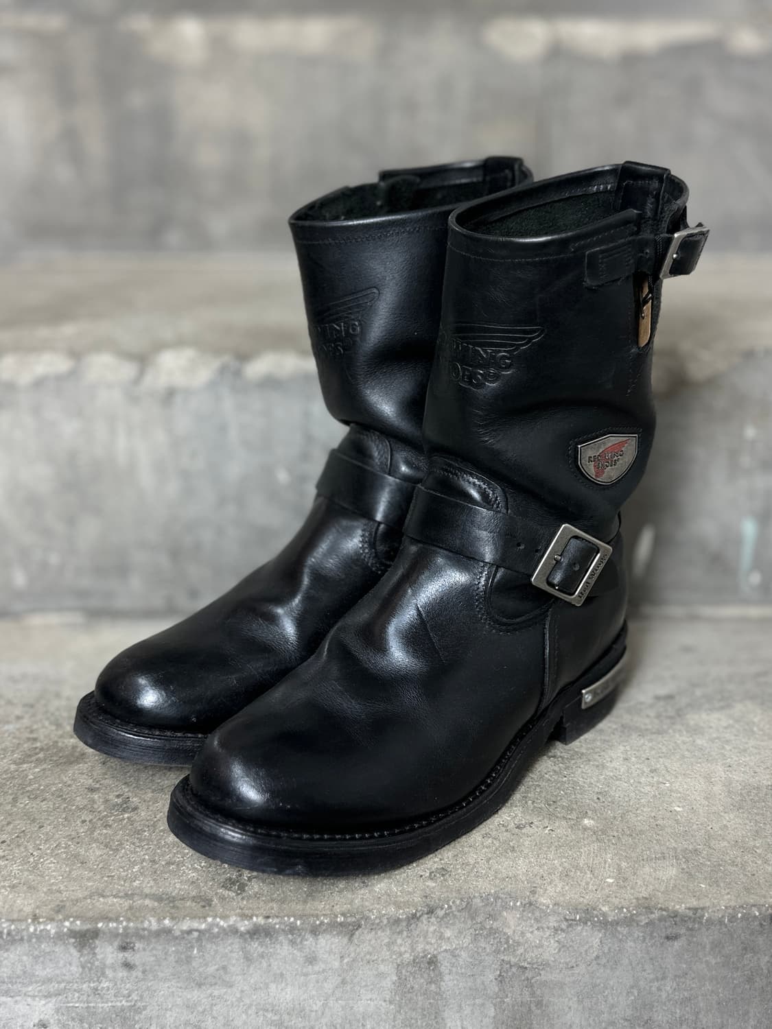 00's OG USA made 레드윙 968 엔지니어 부츠 상품이미지4