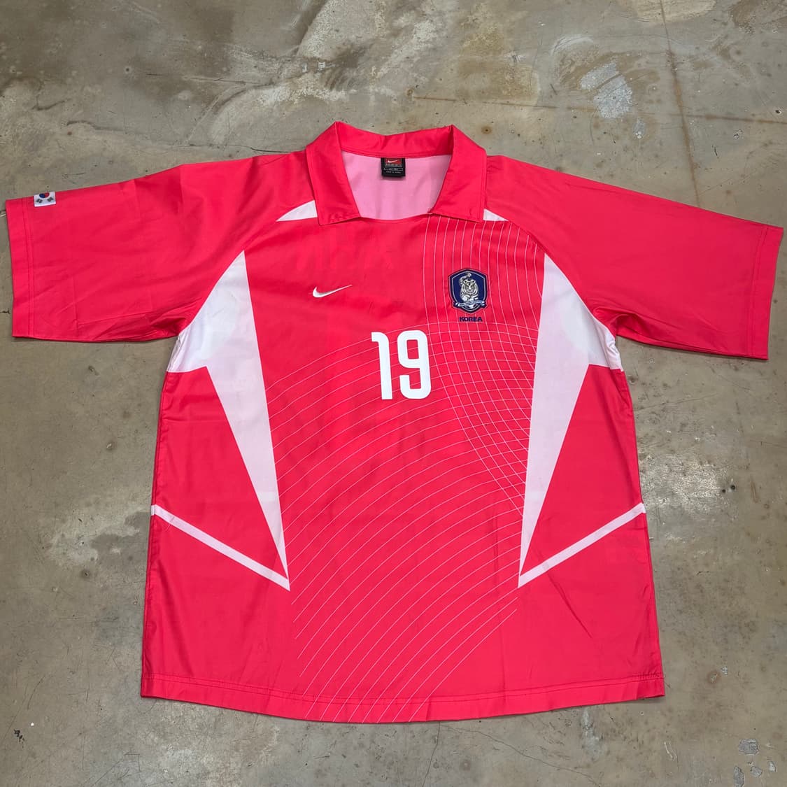XL 나이키 2002 한일월드컵 대한민국국가대표 No.19 안정환 유니폼 상품이미지2