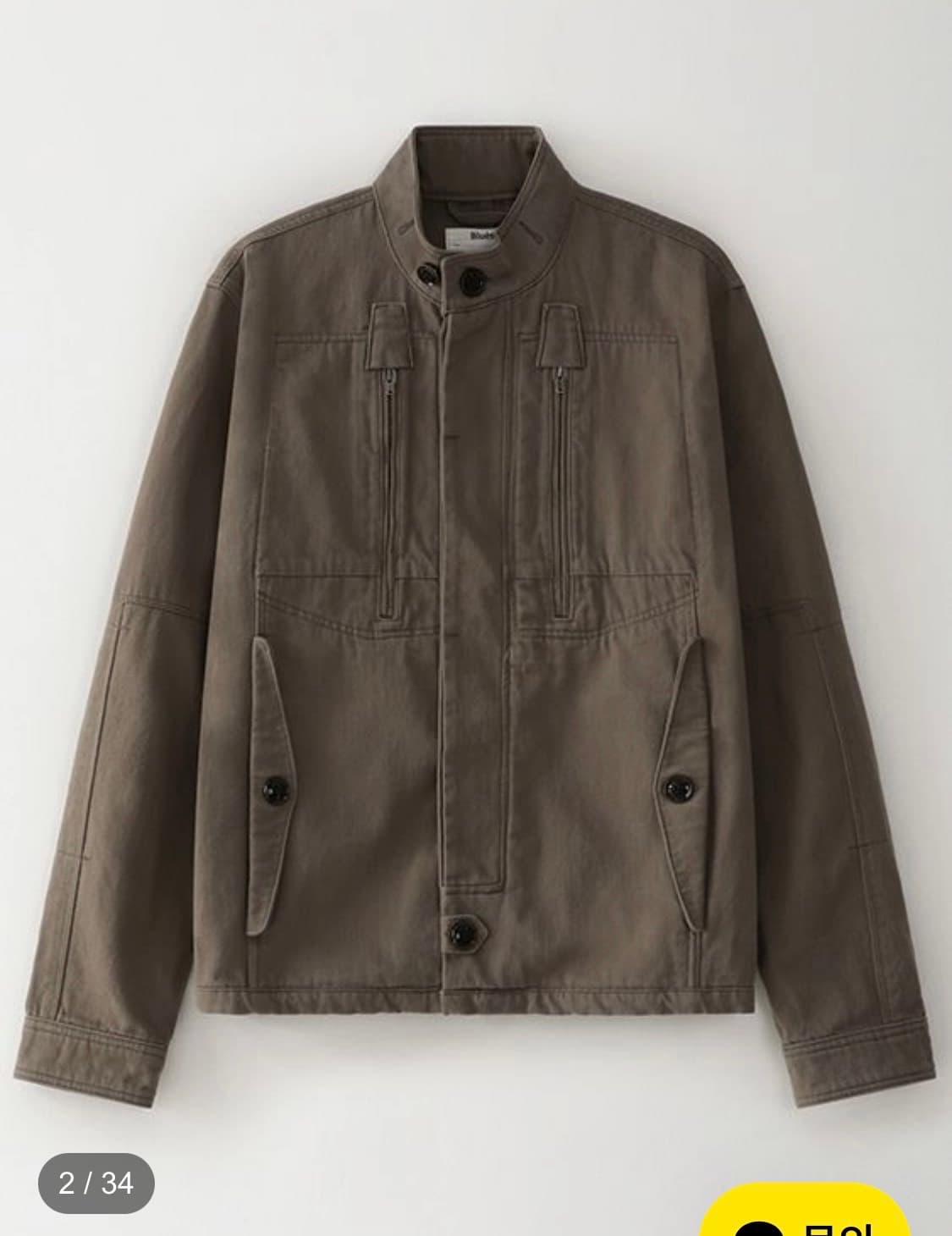 [2]블루썬플라워 빈티지 하이넥 자켓 상품이미지2