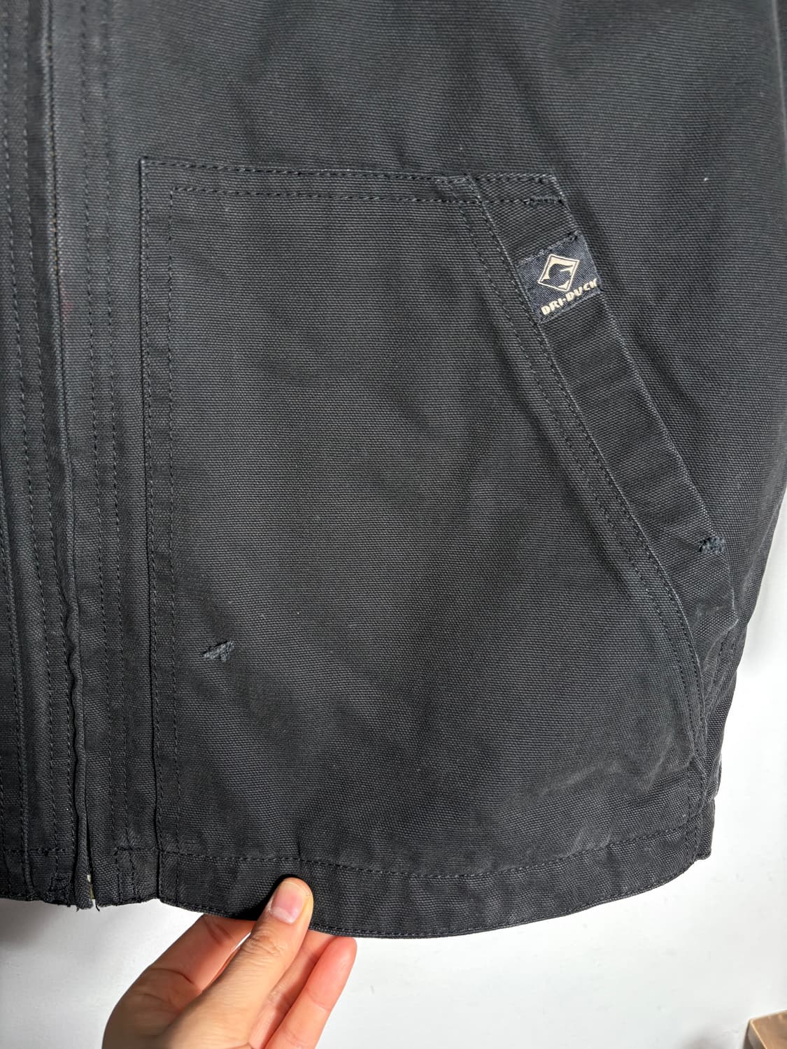 Dri duck 드리 덕 워크 후드 자켓 블랙 상품이미지7