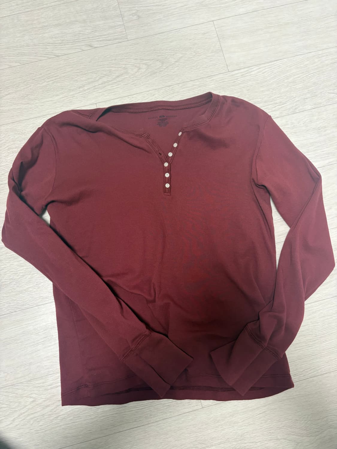 브랜디멜빌 버건디 헨리넥 슬리브 상품이미지1