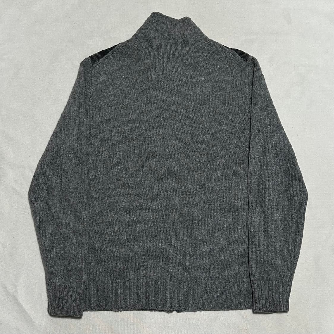 XL 버버리 체크 집업 가디건 상품이미지3