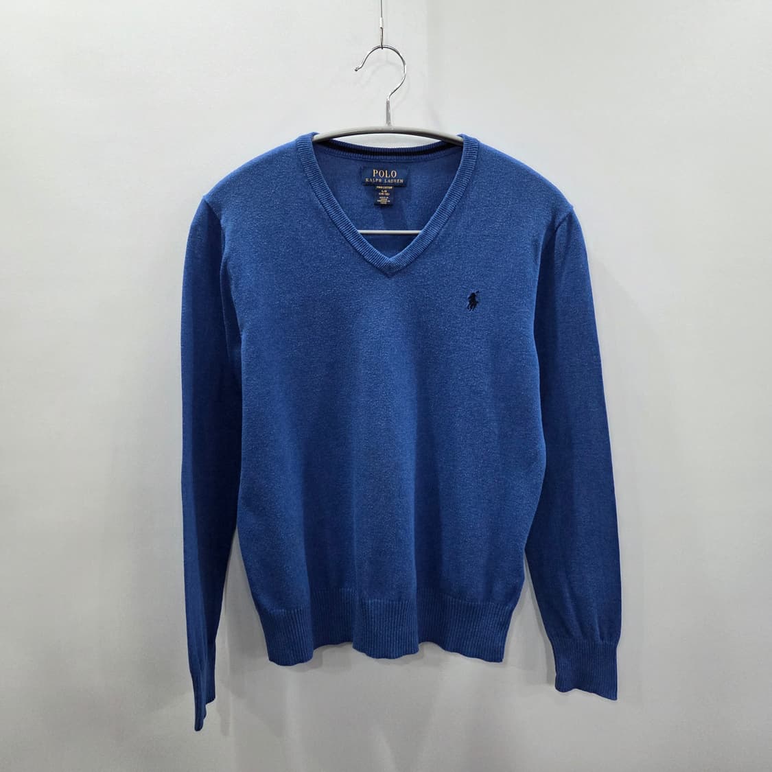 폴로랄프로렌 보이즈 코튼 브이넥 니트 L/14/16 상품이미지1