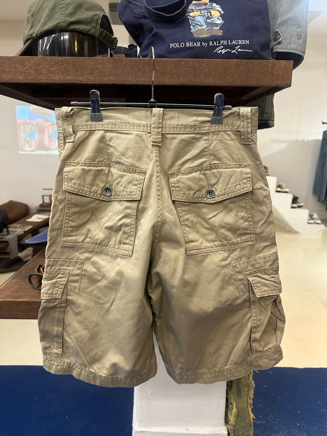 Levis 리바이스 베이지 카고 반바지  상품이미지6