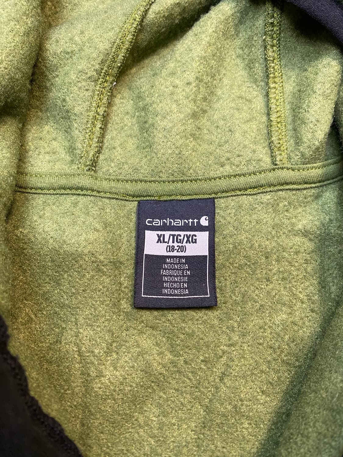 🌊Carhartt Fleece hoodie half zip-up 상품이미지7