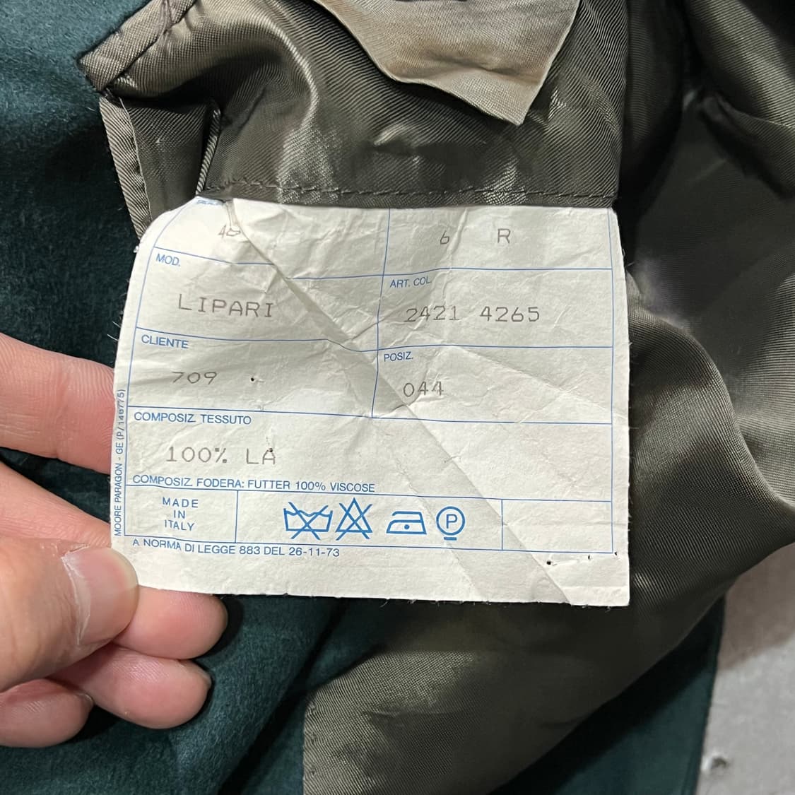  롱샴 울 블레이저 y14432 상품이미지6