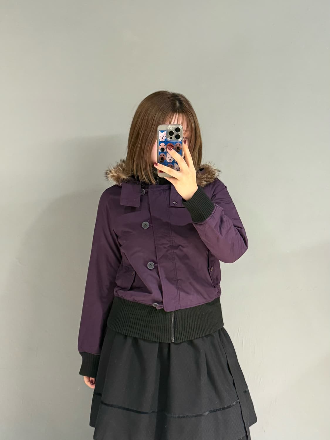 Reversible fur trimming n2b jumper 상품이미지1