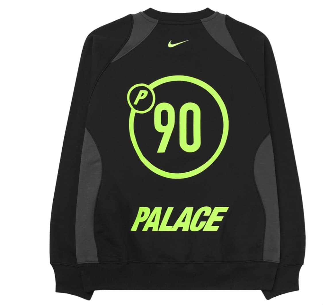 팔라스 x 나이키 토탈 P90 크루 블랙 - 맨투맨 상품이미지2