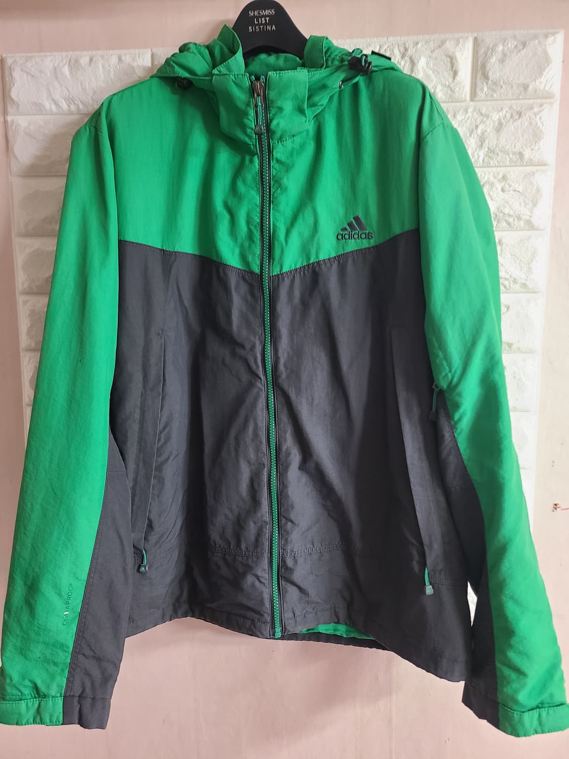 아디다스 그린/회색 후드 바람막이(105) 상품이미지1