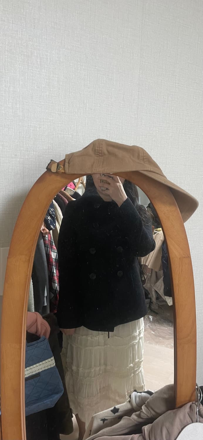 모리걸 빈티지 도쿄모리 블랙 투버튼 숏코트 🖤 상품이미지4