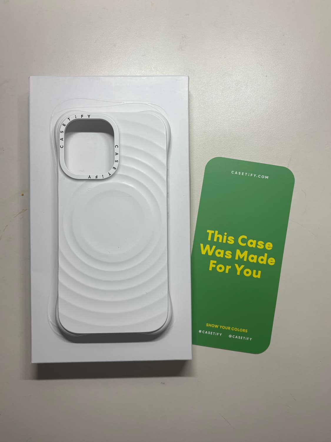 아이폰 16 케이스티파이 리플케이스 화이트 상품이미지1