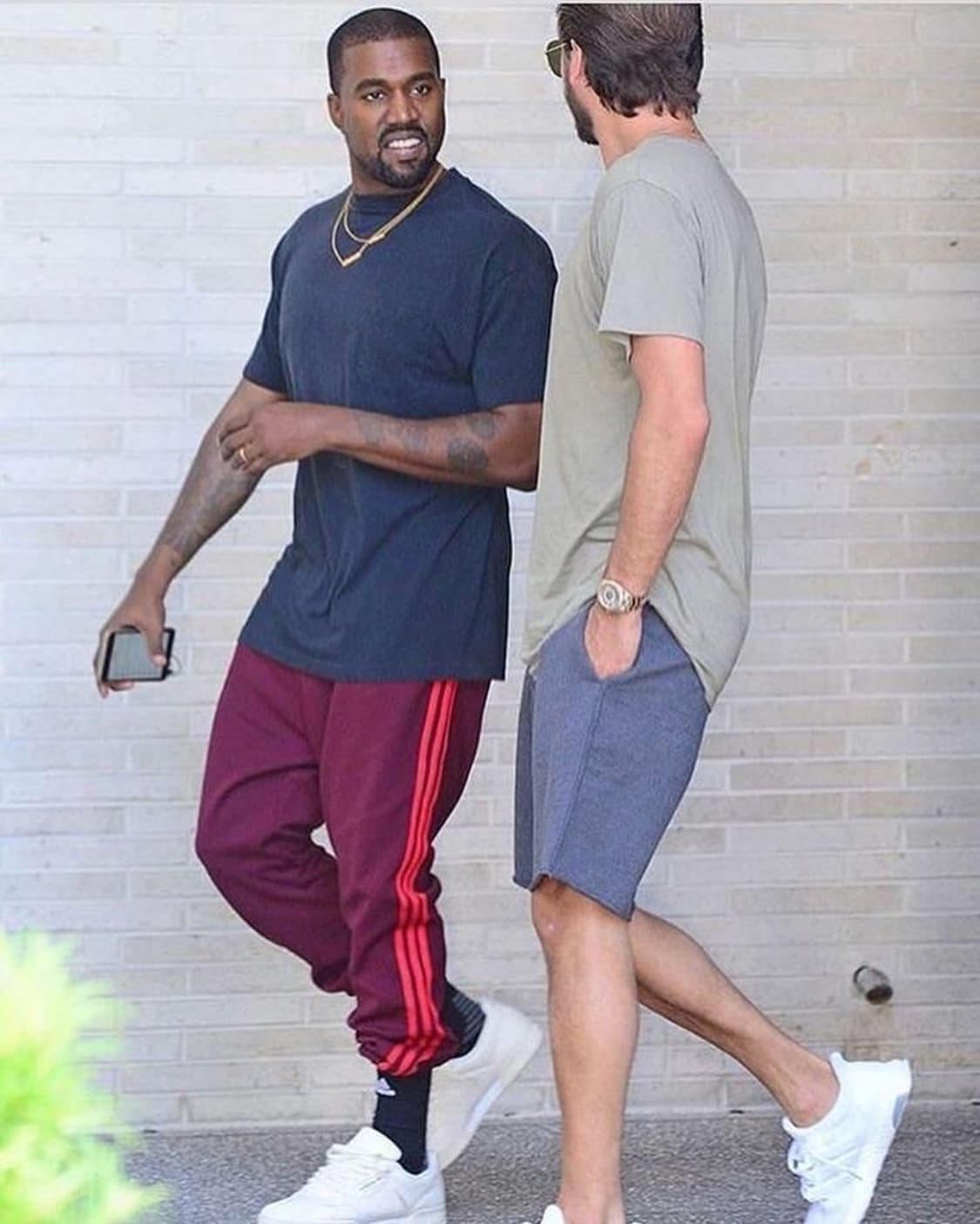 아디다스 버건디 삼선 라인 트랙 조거 팬츠 상품이미지1