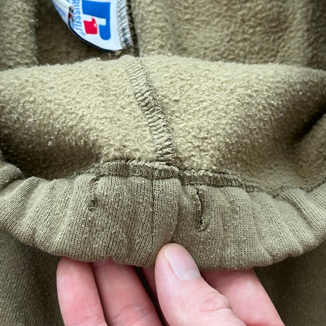 [M] 90s 빈티지 러셀 스웻팬츠 올리브 상품이미지3