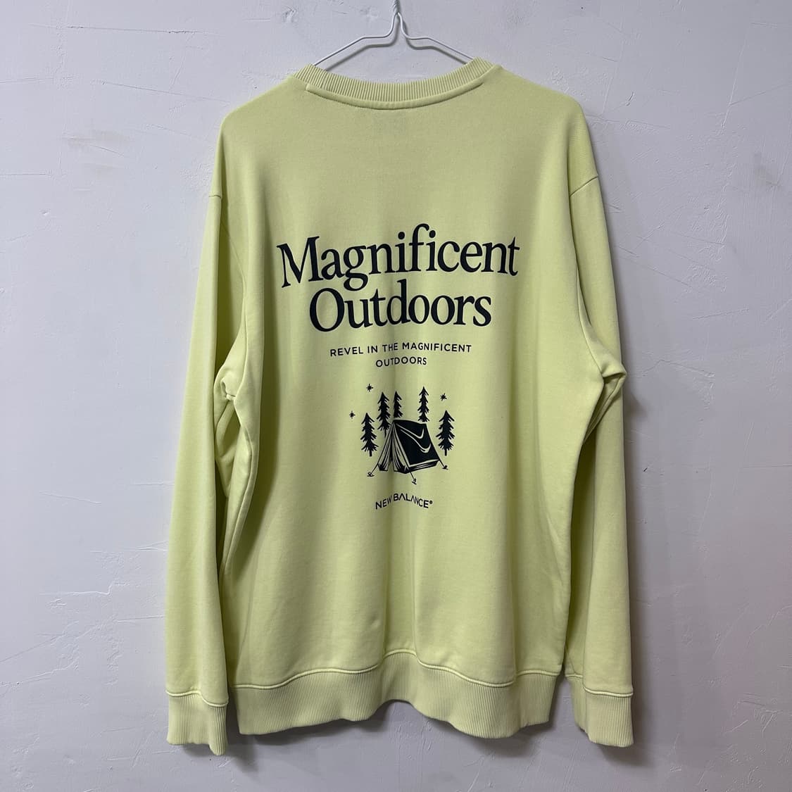 (105) 뉴발란스 레몬색 맨투맨 상품이미지2