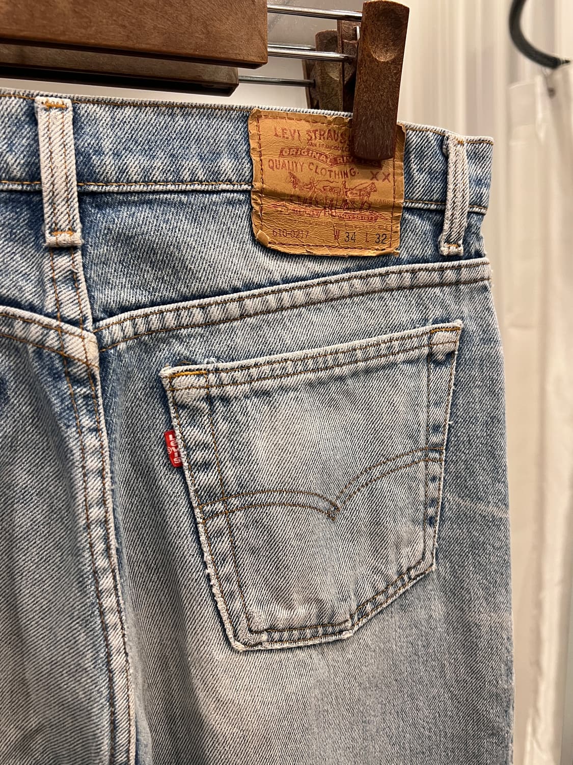 90s Levis 리바이스 610 데님 팬츠 (USA) (32inch) 상품이미지7