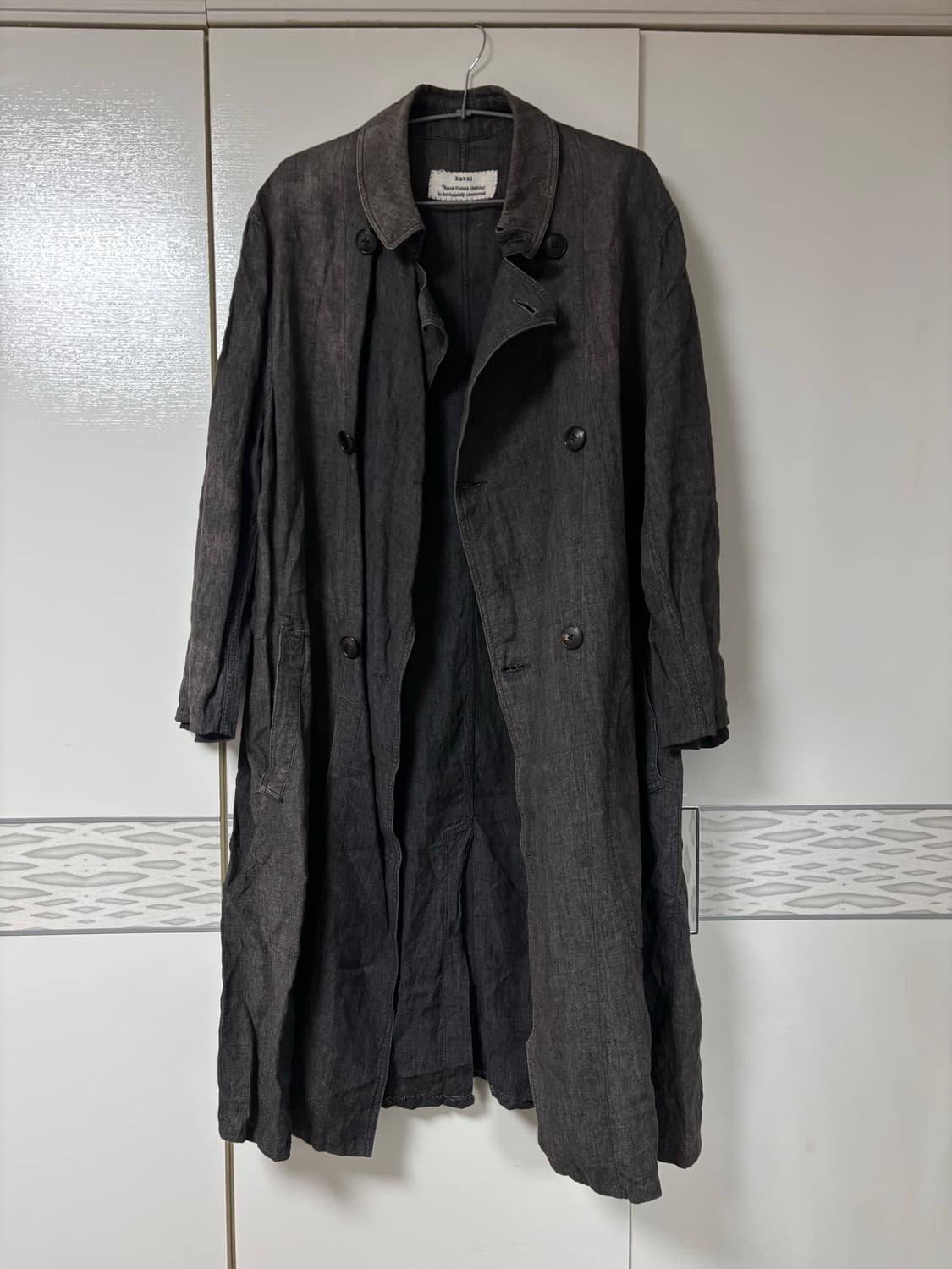 Kaval LINEN PAINTER COAT 상품이미지4