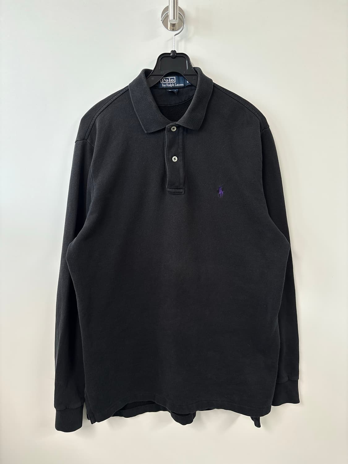 폴로 랄프로렌 블랙 카라 럭비 티셔츠 상품이미지2