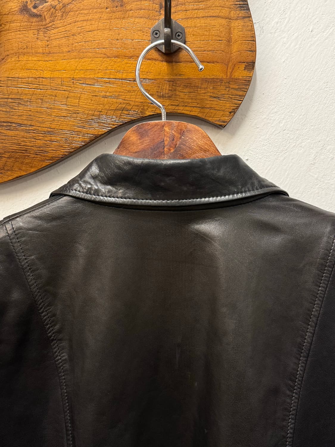 Lamandora Leather Blazer Coat 상품이미지5