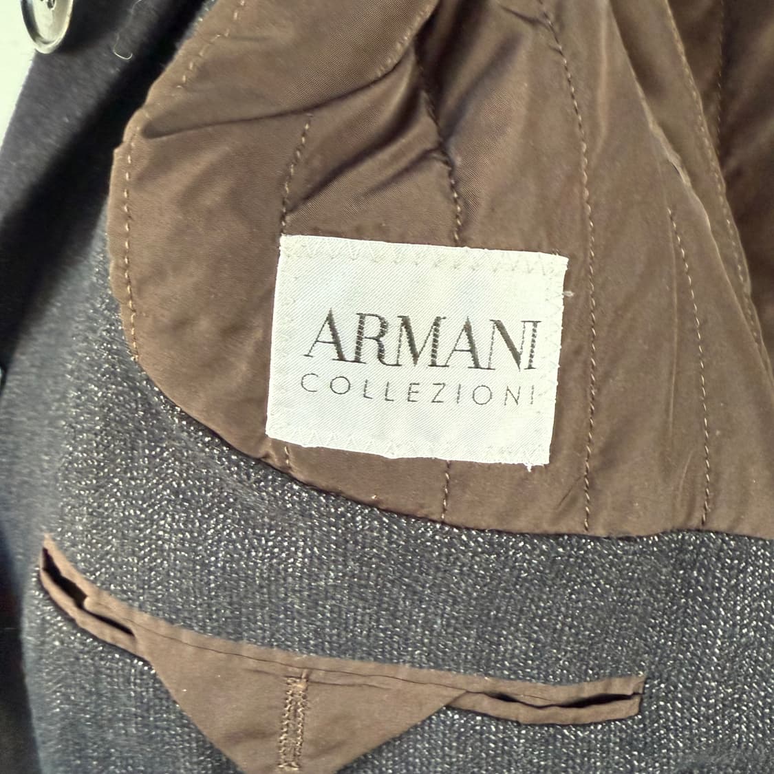 아르마니 울 싱글 코트 상품이미지4