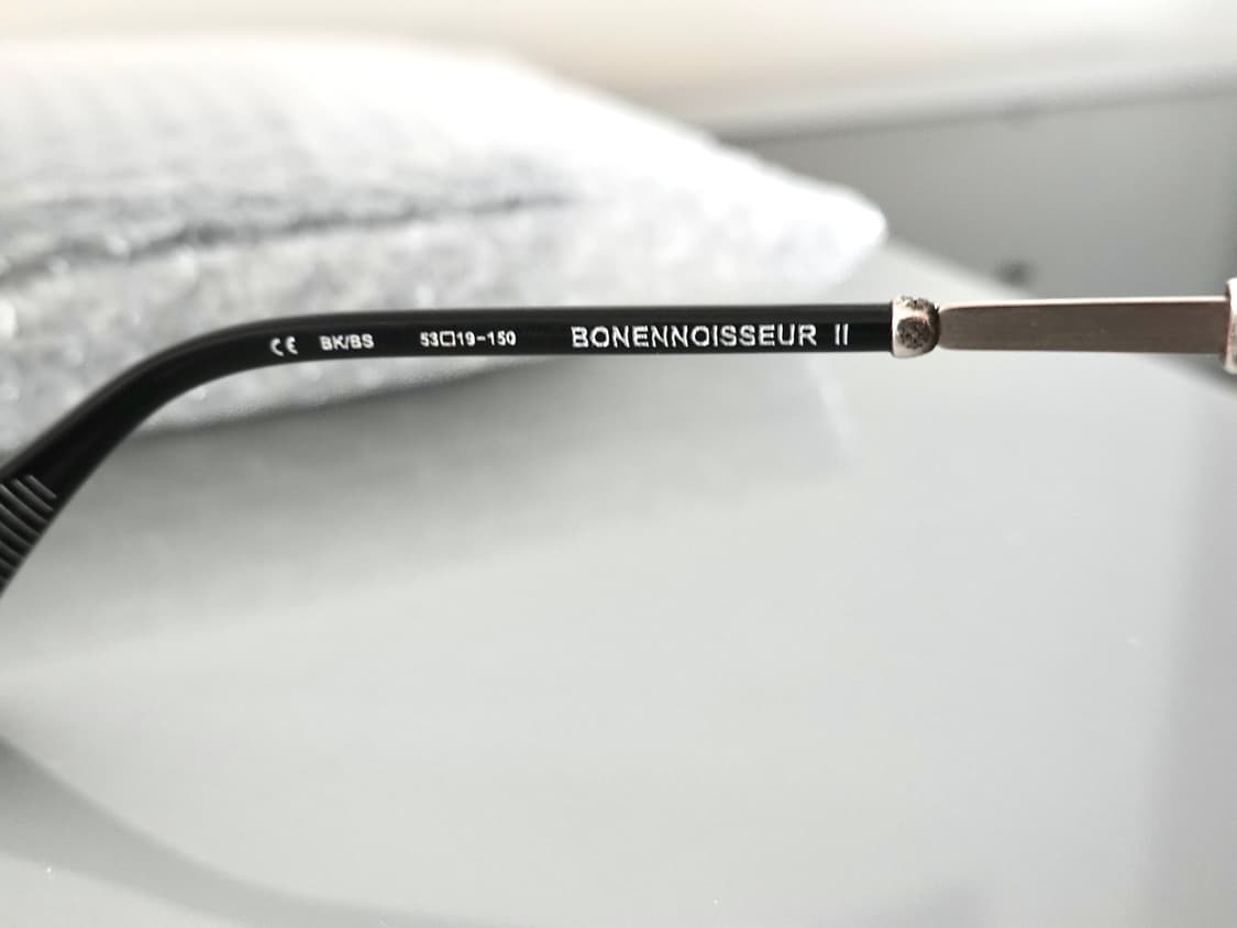 크롬하츠 보넨노이슈어2 블랙/브러쉬드실버 안경 상품이미지6